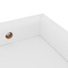 vidaXL Loggia Wall Shelves 4 pcs White 60x15x4 cm MDF