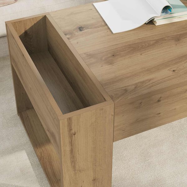 vidaXL Coffee Table Artisan Oak 110 x 50 x 41 cm Engineered Wood