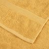 vidaXL Premium Shower Towels "SOLUND" 4 pcs Gold 70x140 cm 600 gsm