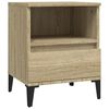 vidaXL Bedside Cabinet Sonoma Oak 40x35x50 cm