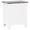 vidaXL Nightstand 2 pcs with 2 Drawers Grey and White
