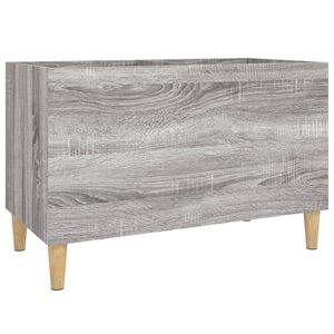 vidaXL Record Cabinet Grey Sonoma 74,5x38x48 cm Engineered Wood