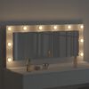 vidaXL Vanity Mirror White 100 x 45 x 18 cm Glass and Engineered wood