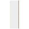 vidaXL Hanging Cabinet with Door Old Wood and White 50 x 31 x 100 cm