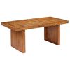 vidaXL Dining Table 180x90x75 cm Solid Acacia Wood