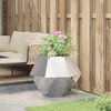 vidaXL Planter Silver 75 x 75 x 60 cm Galvanised Steel