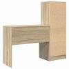 vidaXL Desk with Drawer 2 pcs Sonoma Oak