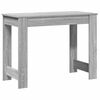 vidaXL Desk Grey Sonoma 100x45x75 cm Engineered Wood