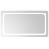 vidaXL LED Bathroom Mirror 90x50 cm
