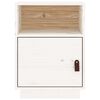 vidaXL Bedside Cabinets 2 pcs White 40x34x55 cm Solid Wood Pine