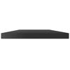 vidaXL Bookshelf Boards 8 pcs High Gloss Black 40x20x1.5 cm Engineered Wood