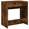 vidaXL Dressing Table with Mirror Smoked Oak 73x46.5x120 cm