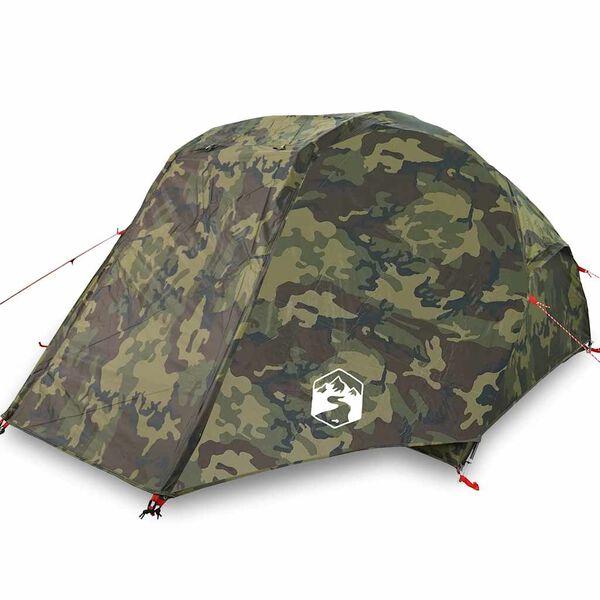 vidaXL Fishing Tent 5-Person Camouflage Waterproof