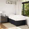 vidaXL Bed Frame without Mattress Black&nbsp;Single&nbsp;Velvet