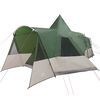 vidaXL Teepee Tent with Roof with Storage Green 720 x 465 x 295 cm