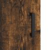 vidaXL Sideboard Smoked Oak 69.5x34x90 cm Engineered Wood
