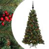 vidaXL Artificial Christmas Tree with Bauble 120 cm 150 LEDs