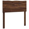 vidaXL Live Edge Headboard ROSTOCK Dark Brown 75 cm Solid Acacia Wood