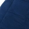 vidaXL Weighted Blanket Blue 200x220 cm 9 kg Fabric