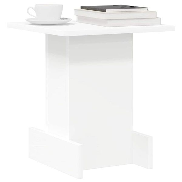 vidaXL End Table White 35.5 x 35 x 40 cm Engineered Wood