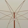 vidaXL Garden Parasol with Steel Pole 300 cm Sand