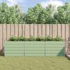 vidaXL Planter Pastel Green 290 x 100 x 75 cm Galvanised Steel