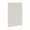 vidaXL Pleated Blind Light Grey 100x100 cm Fabric Width 99.4 cm Polyester