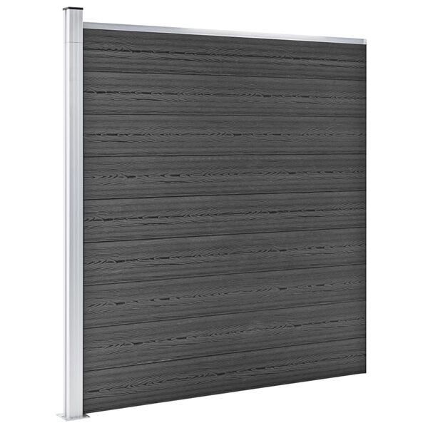 vidaXL Fence Panel Set WPC 1484x