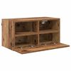 vidaXL TV Wall Cabinet Old Wood 60 x 30 x 30 cm Engineered Wood