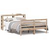 vidaXL Bed Frame without Mattress 120x190 cm Small Double Solid Wood Pine