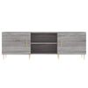 vidaXL TV Cabinet Grey Sonoma 150x30x50 cm Engineered Wood