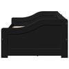 vidaXL Day Bed with 2 Drawers without Mattress IRUN Black 90x200 cm