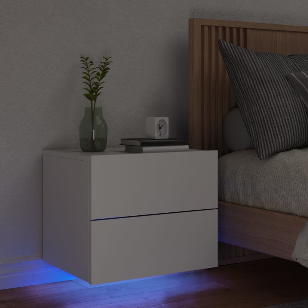 Ikea wall top mounted bedside table