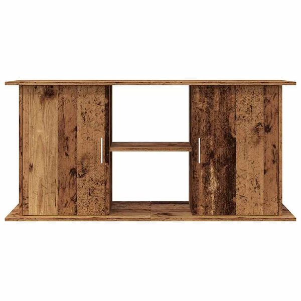 vidaXL Aquarium Stand Old Wood 121x41x58 cm Engineered Wood