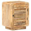 vidaXL Bedside Cabinet 40x30x50 cm Rough Mango Wood