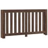 vidaXL Radiator Cover Brown Oak 149x20x82 cm Engineered Wood