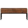 vidaXL Bench 110 cm Solid Wood Reclaimed