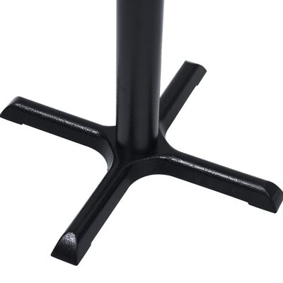 vidaXL Bistro Table Leg Black 56x56x107 cm Cast Iron