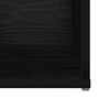 vidaXL TV Cabinet Set Wall-mounted 4 pcs Black Oak 37 x 35 x 107.5 cm