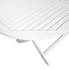 vidaXL Garden Table White 160x85x75 cm Solid Acacia Wood