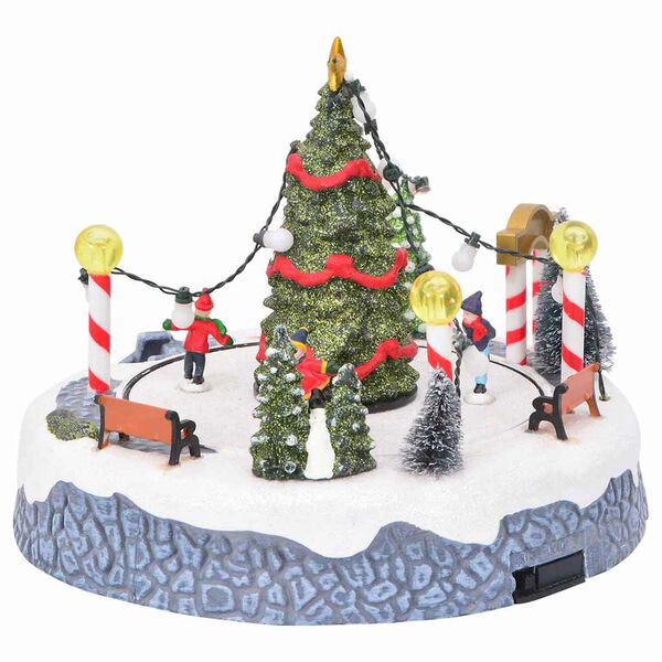 vidaXL Christmas Village Decoration Multicolour 22 x 21.5 x 17 cm