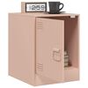 vidaXL Bedside Cabinets 2 pcs Pink 34.5x39x44 cm Steel