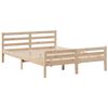 vidaXL Bookcase Bed without Mattress 140x190cm Solid Wood Pine
