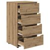 vidaXL Storage Cabinets 2 pcs Artisan Oak 60 x 48 x 105 cm
