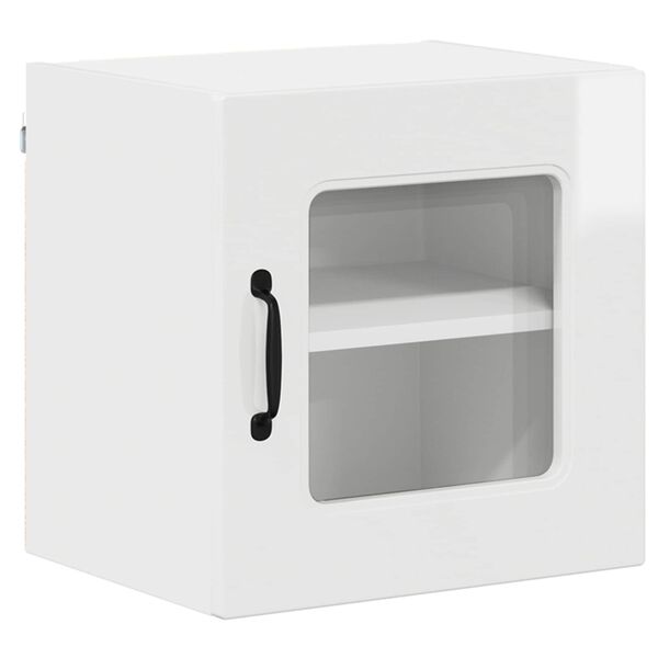 vidaXL Kitchen Cabinet Kalmar High Gloss White 40 x 31 x 40 cm