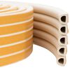 vidaXL Self-Adhesive Window Seal White 14 x 12 mm 12 m EPDM Foam