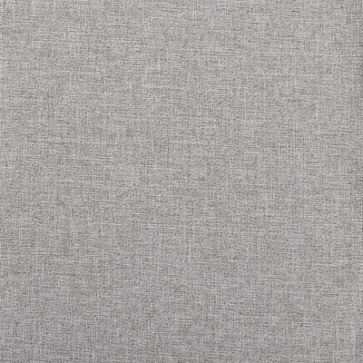 vidaXL Linen-Look Blackout Curtain with Hooks Grey 290x245 cm