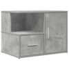 vidaXL Corner Cabinet Concrete Grey 160x40x45 cm Engineered Wood