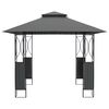 vidaXL Gazebo with Roof Anthracite 300x300x270 cm Steel