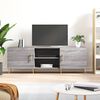 vidaXL TV Cabinet Grey Sonoma 150x30x50 cm Engineered Wood